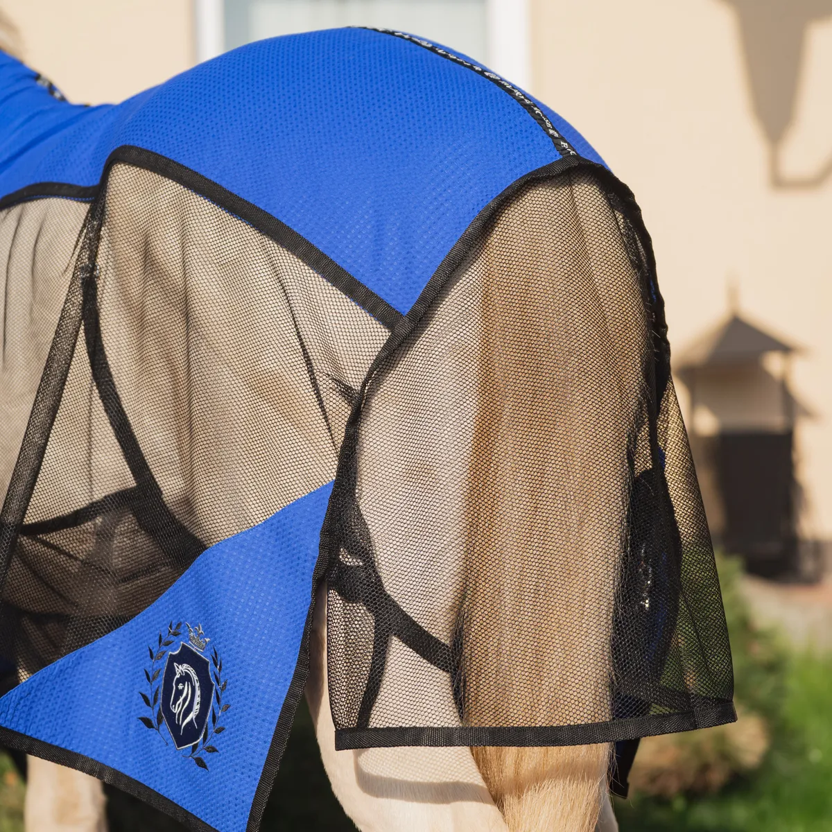 Попона антимоскитная FAVORITE HORSE Ultra-Light (синяя,155)