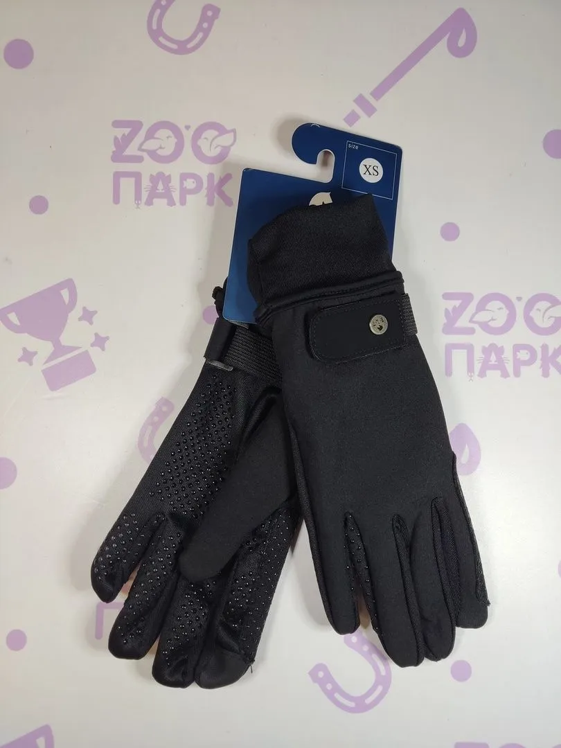 Перчатки зимние с силиконовым принтом