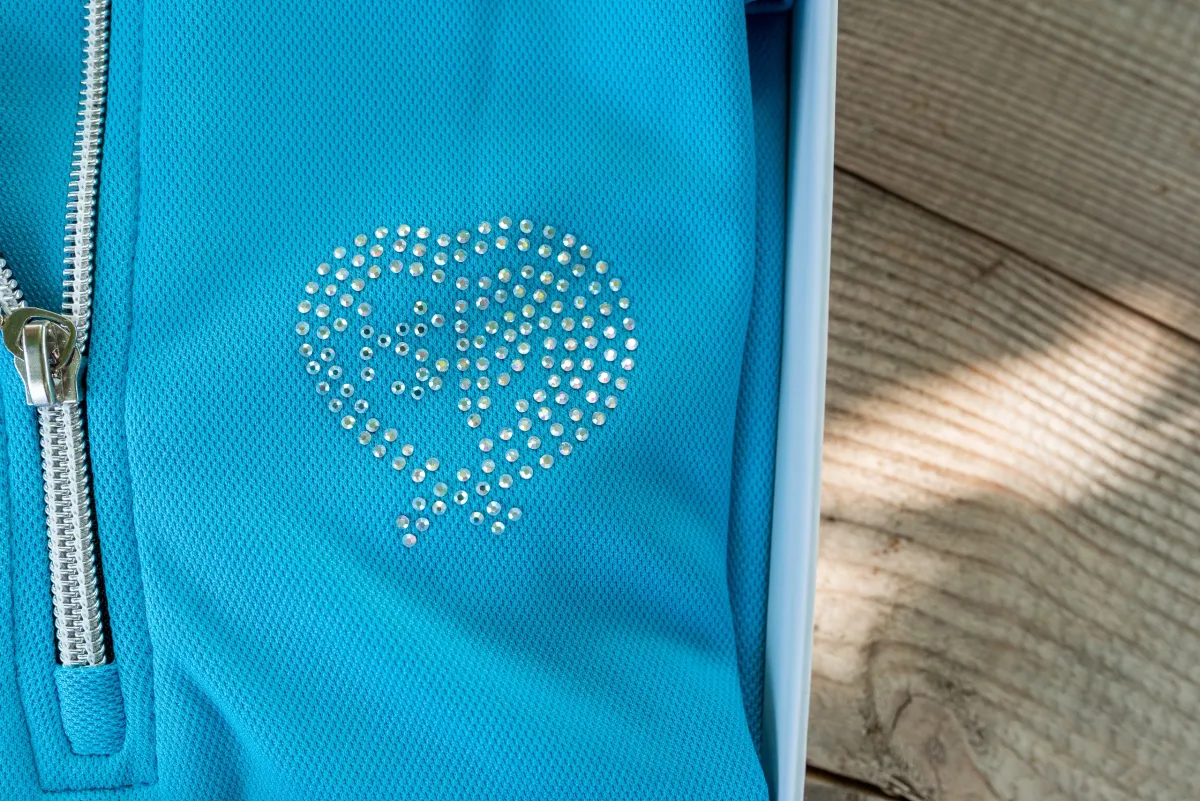 Поло из ложной сетки 