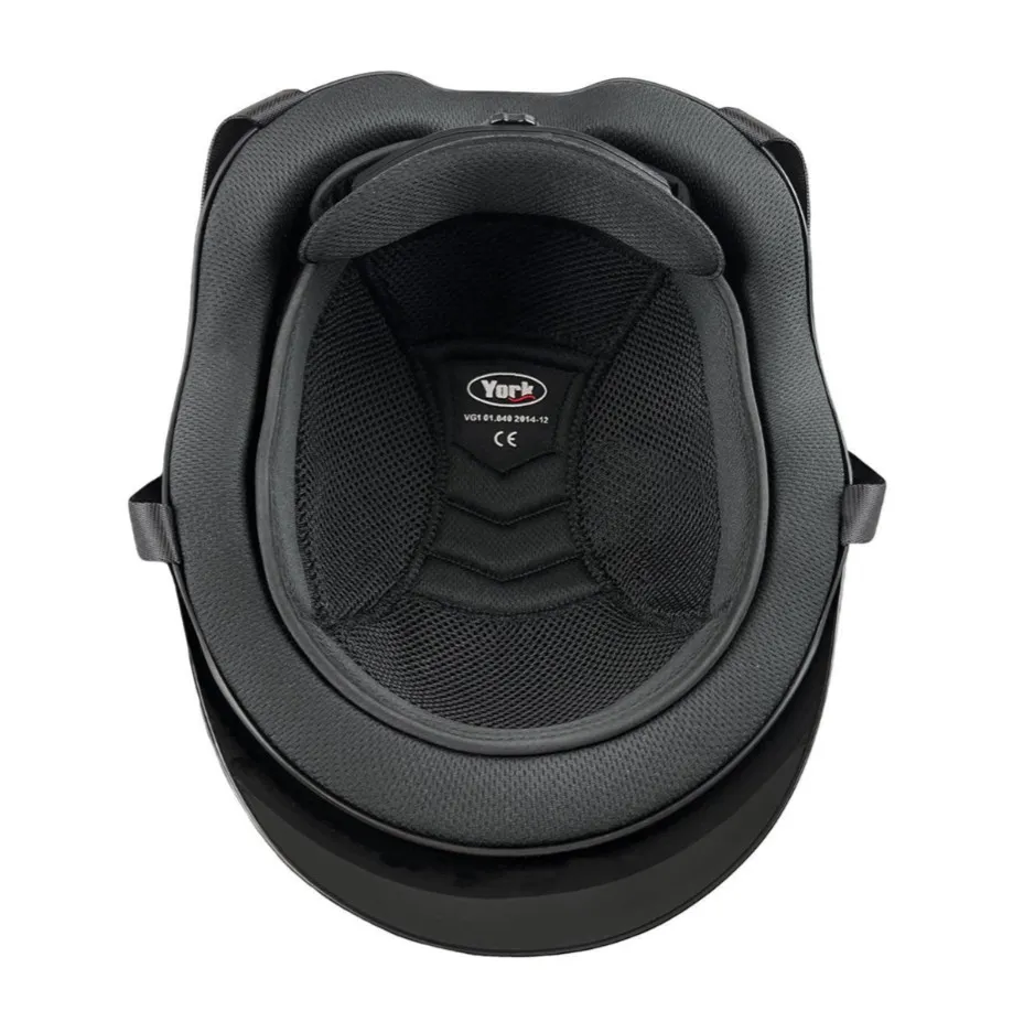 Шлем York Saphire Matt Gun черный M 56-58 см