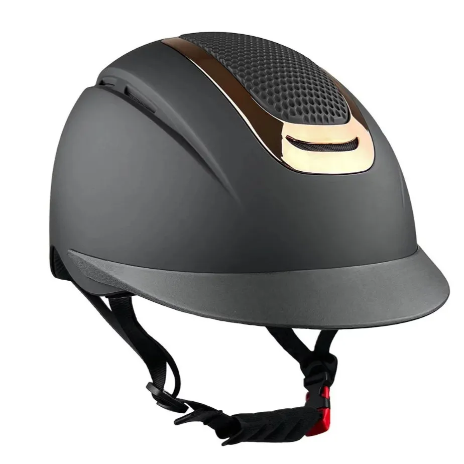 Шлем York Saphire Rose Gold черный M 56-58 см