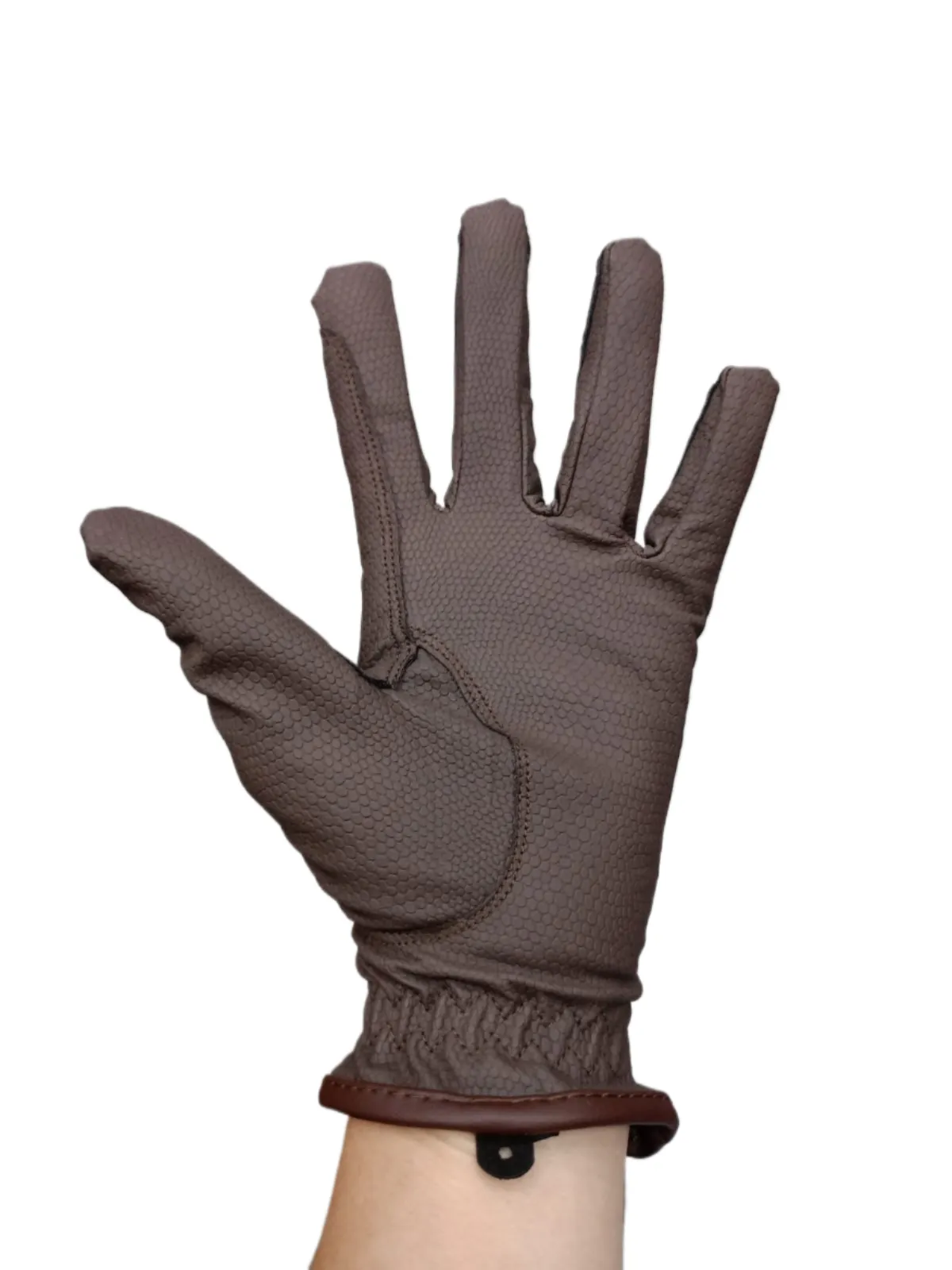 Перчатки для верховой езды "вторая кожа" XS коричневые