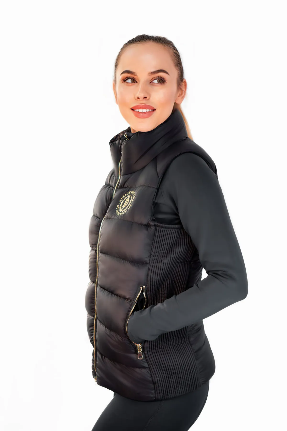 Жилетка женская Nela JD, М, черная