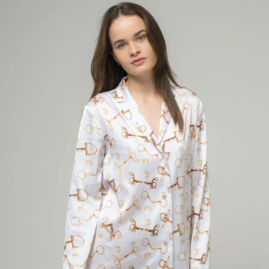 Пижама MAXI, принт светлый трензель, размер 46