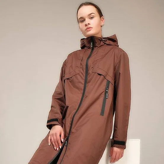 Плащ женский MANIC, Коричневый, размер 44