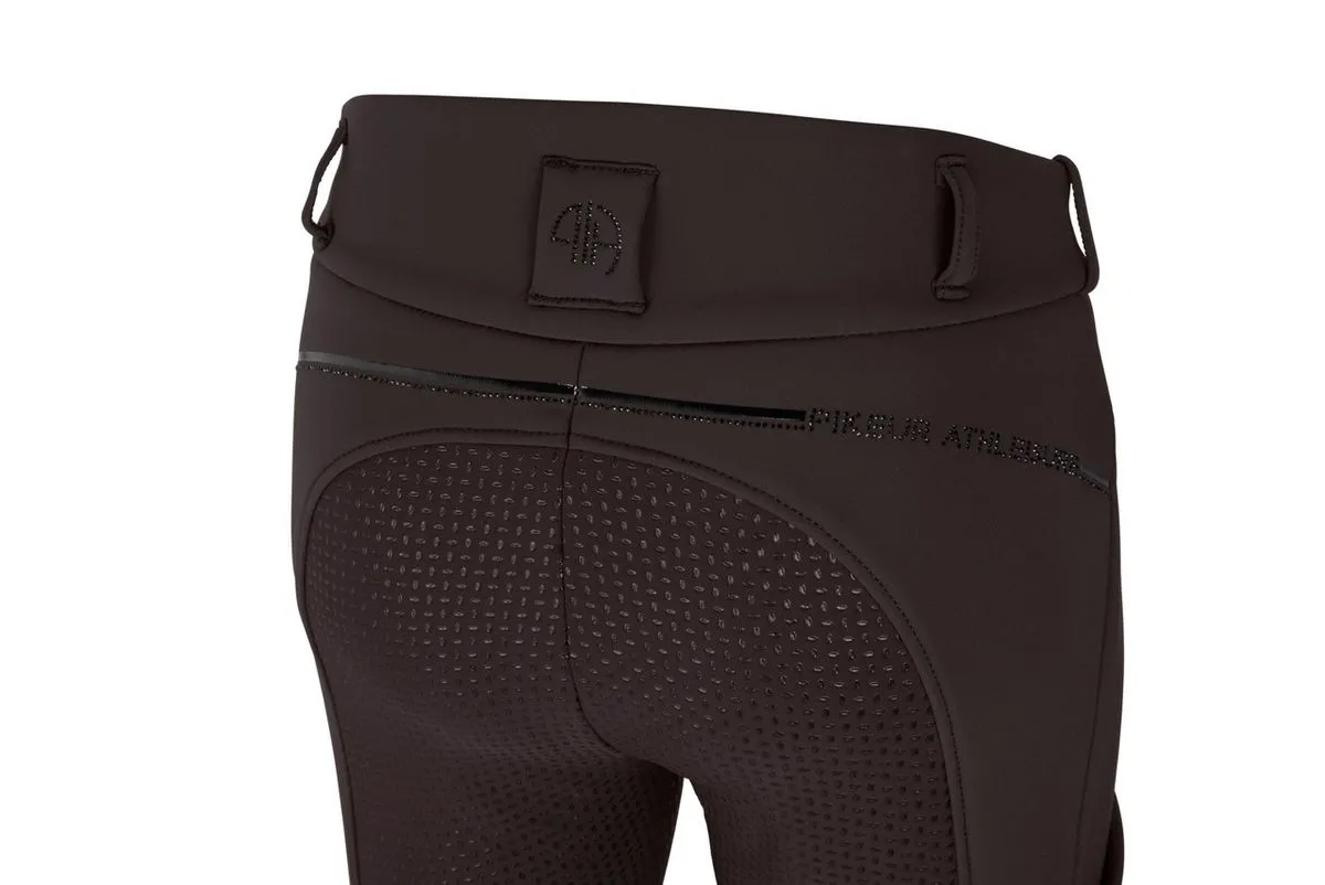 Бриджи с полной силиконовой леей Pikeur, Черные