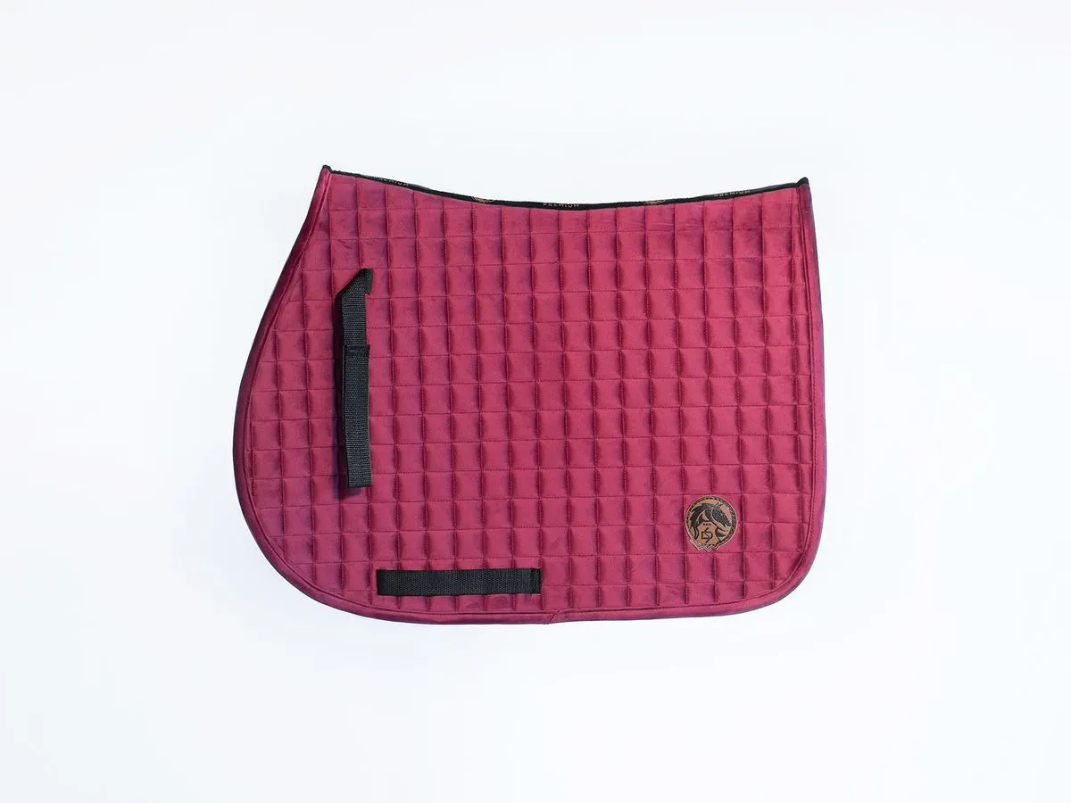 Вальтрап конкурный бордовый велюровый 