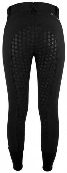 Бриджи HE Snowflake утепленные, с полной силиконовой леей 42 черные