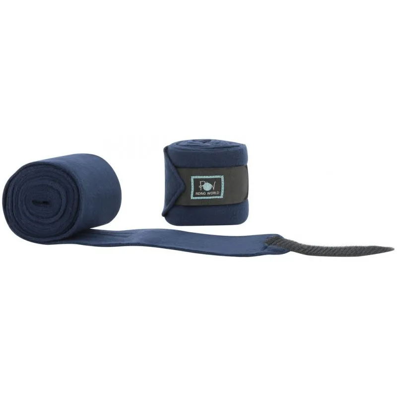 Бинты флисовые RIDING WORLD стан синий