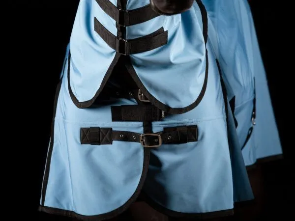 Попона Manic Gentle Touch SoftShell, Голубая, размер 145