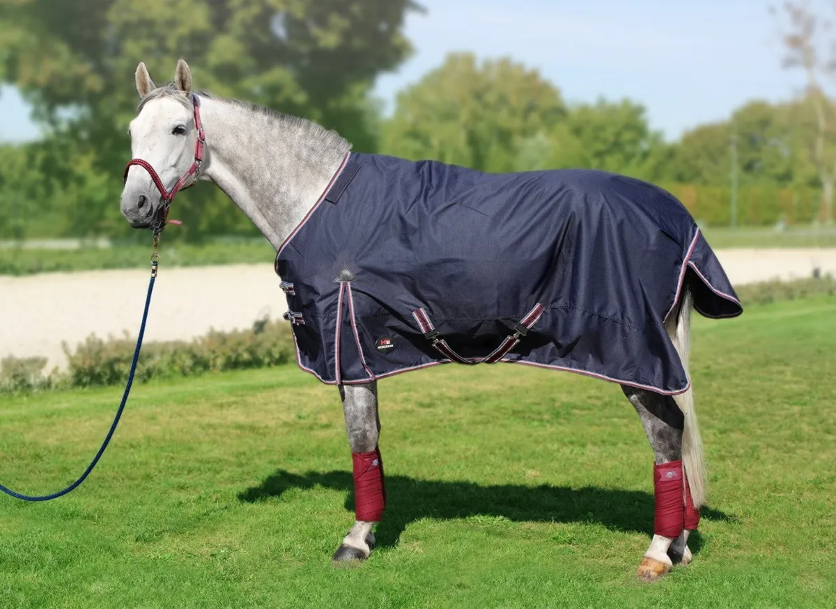 Попона HE Aristo дождевая темно-синий 145 см