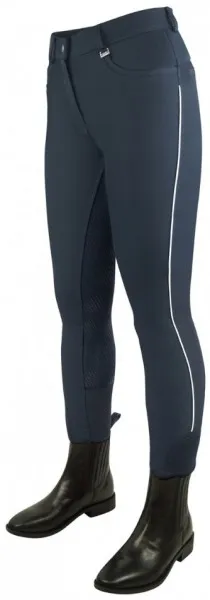 Бриджи York Carina с полной силиконовой леей 34 темно-синие