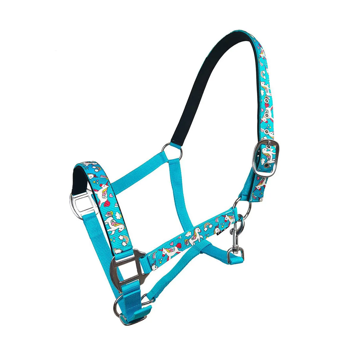 Недоуздок York Timmy бирюзовый Cob