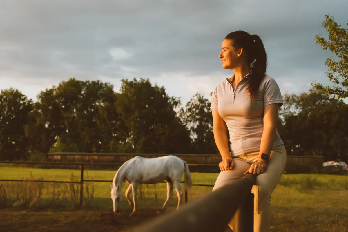 Поло из ложной сетки 