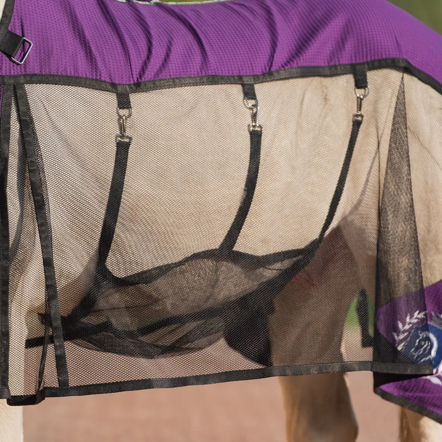 Попона антимоскитная FAVORITE HORSE Ultra-Light (фиолетовая,155)