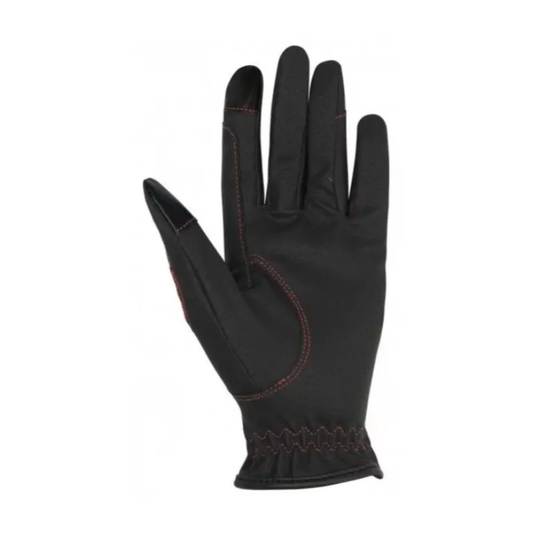 Перчатки HE Horsenjoy Ascott черно-розовые, L