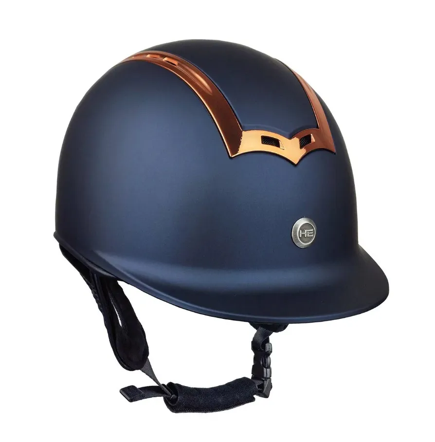 Шлем HE Genius Rose Gold синий S 55-56 см