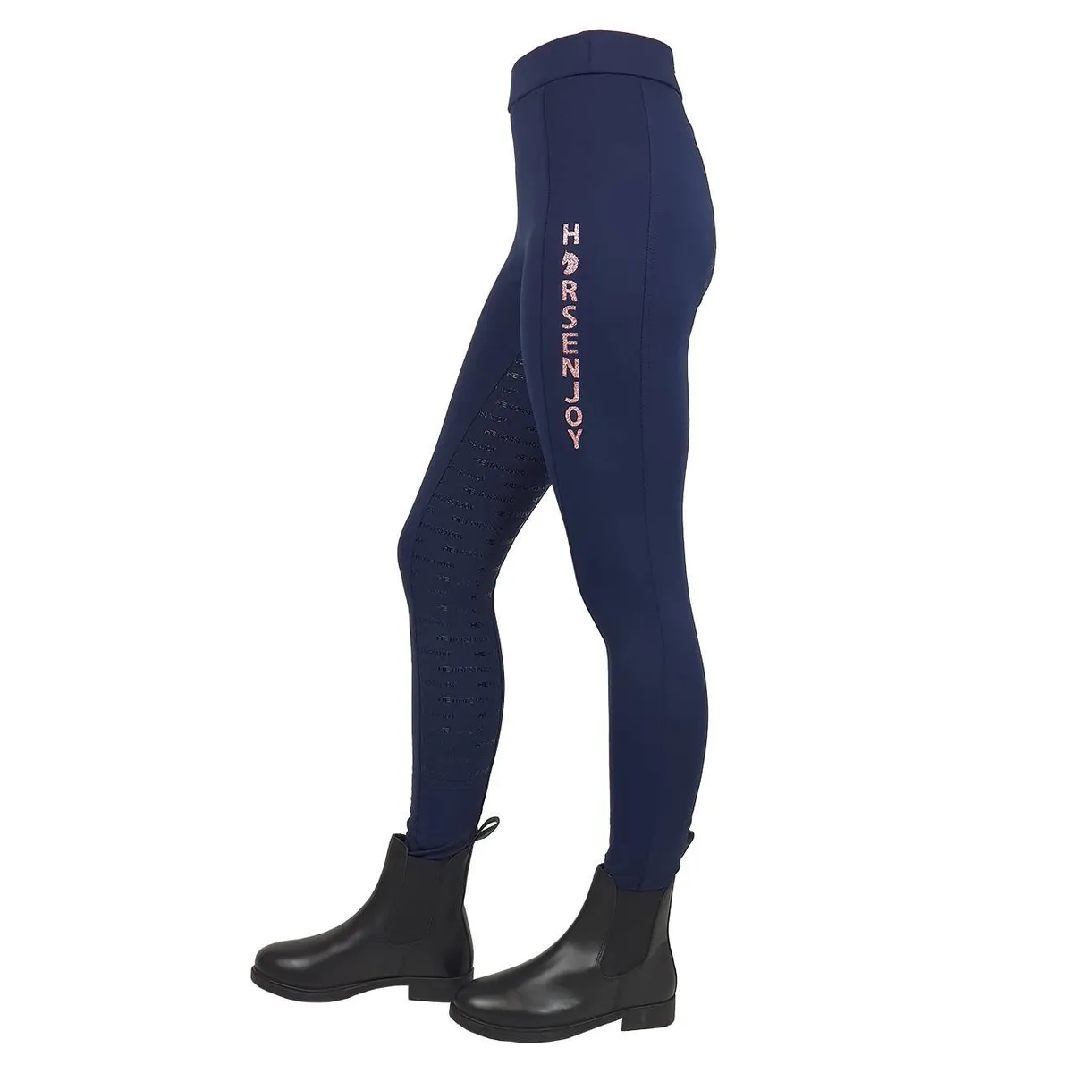 Бриджи HE Destiny с полной силиконовой леей темно-синие 38