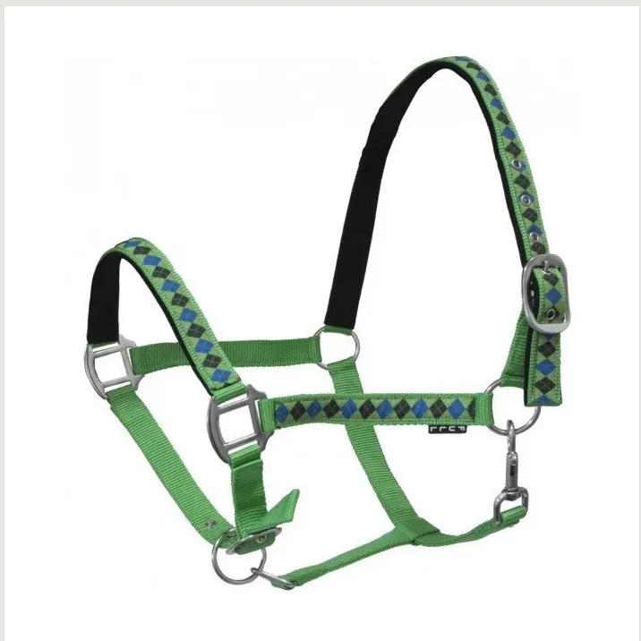 Недоуздок York Kimi зелено-коричневый Pony