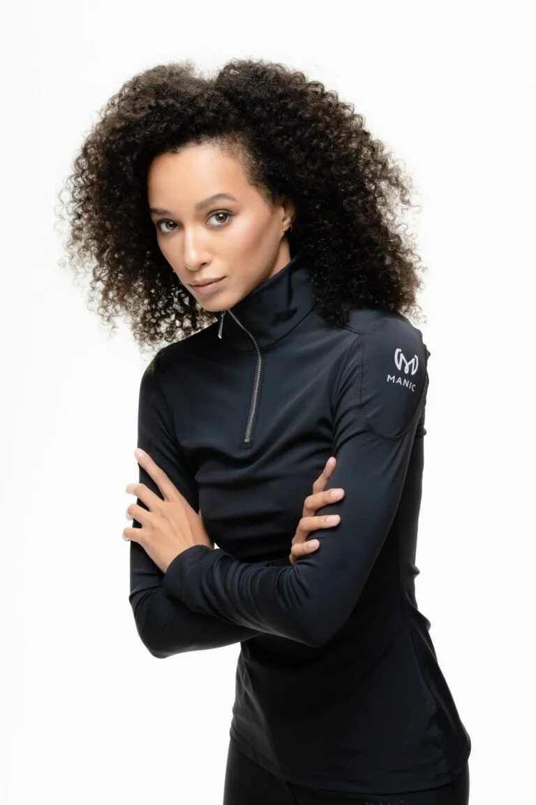 Водолазка спортивная MANIC, Чёрная, размер 50