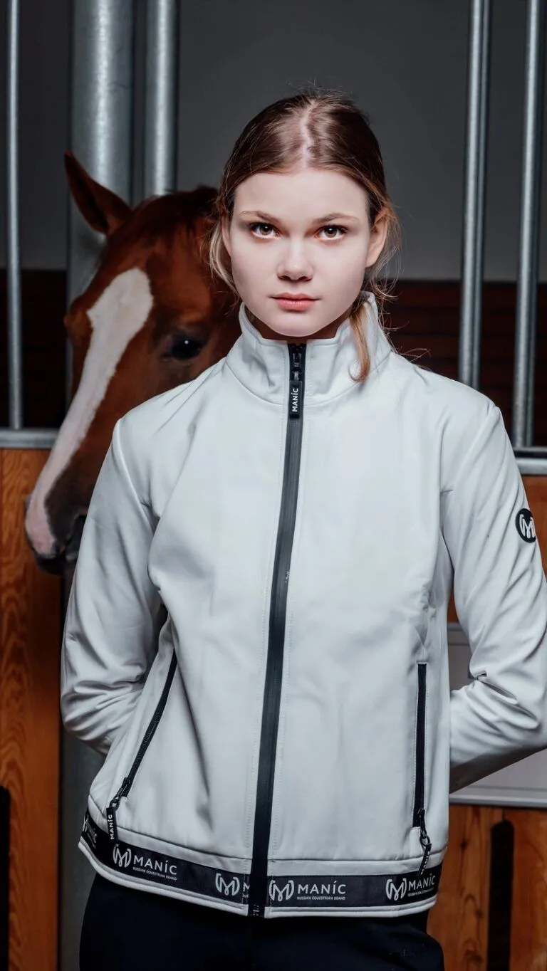 Ветровка женская SPORT EDITION, Белая, размер 40