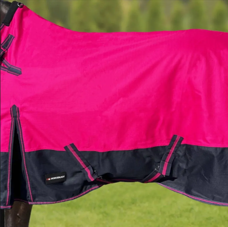 Попона HE Astrea зимняя/дождевая/100 гр/1200D розово-синяя 145 см