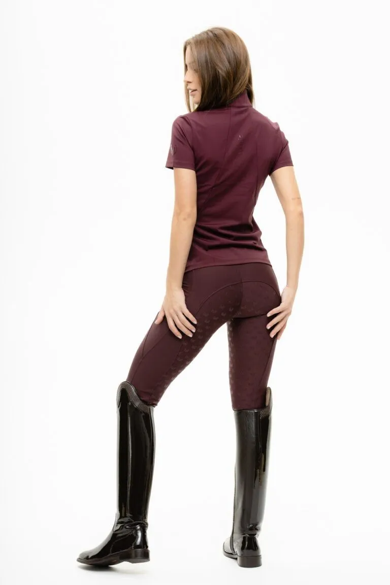 Лонгслив Manic Silhouette Short, Бордо, размер 46