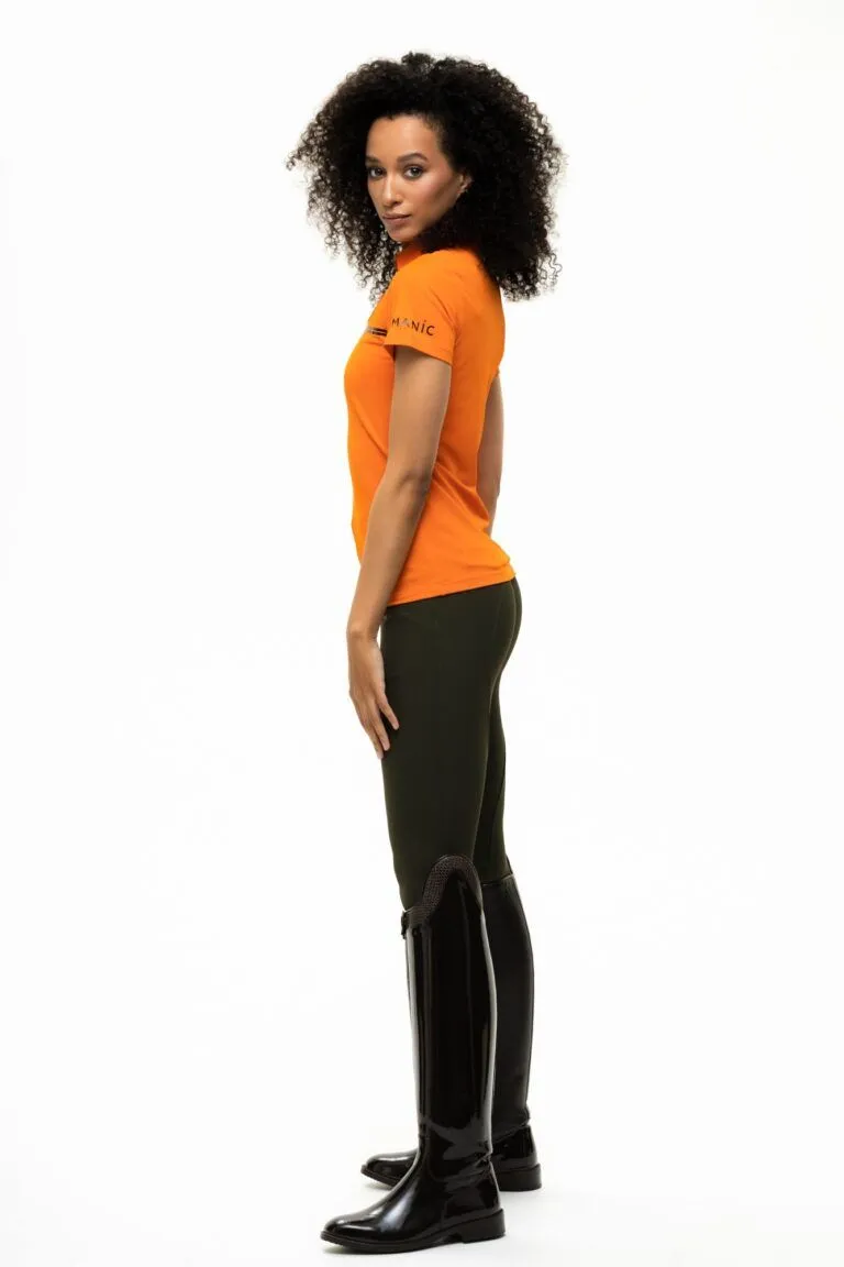 Поло Warm Autumn, Оранжевый цвет, размер 40