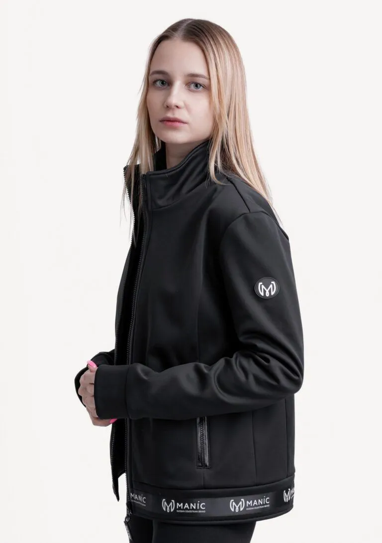 Ветровка женская SPORT EDITION, Чёрная, размер 46