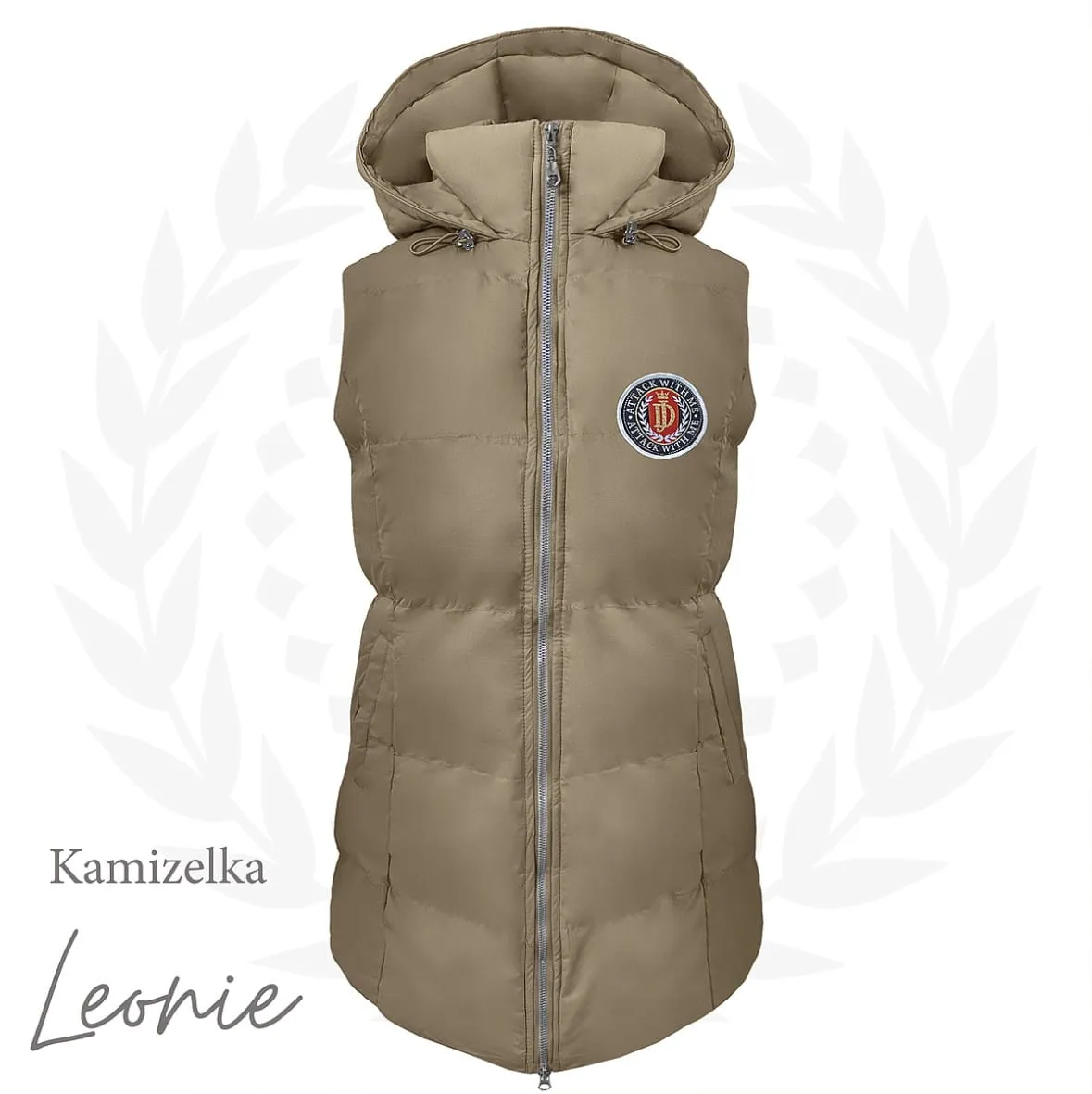 Жилетка Leonie, L, бежевый