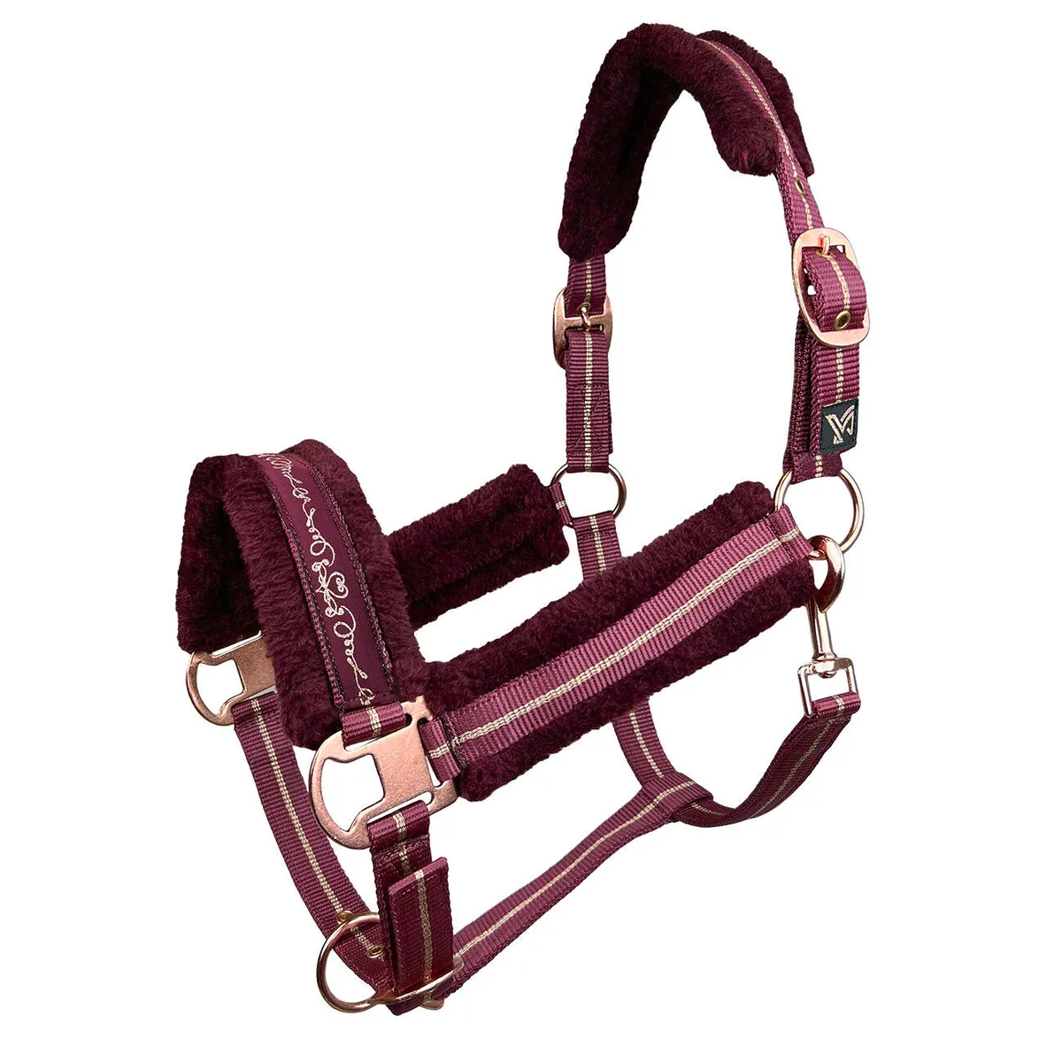 Недоуздок York Lira бордовый Full