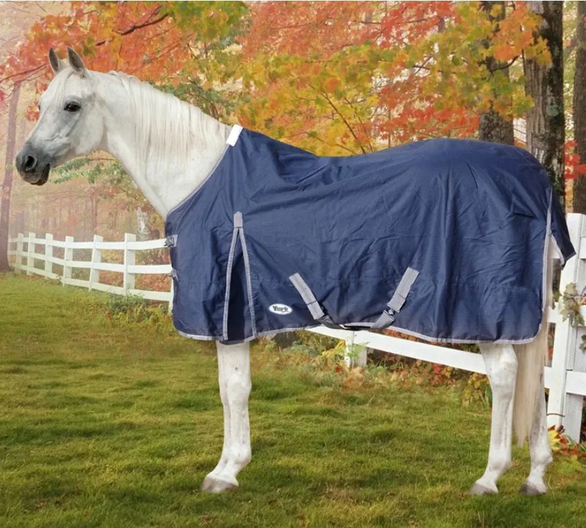 Попона York Calista Rain дождь на флисе темно-синий 135 см