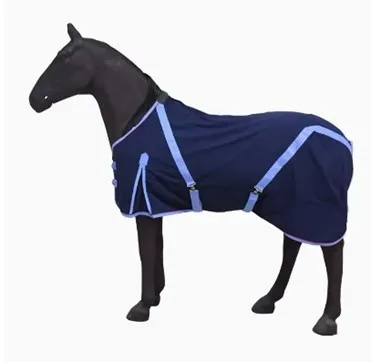 Попона, хлопковая, темно-синий, 145 см