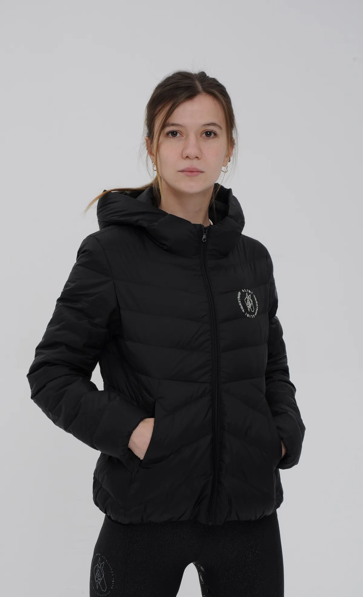 Куртка для конного спорта ALIBI женская, утеплённая