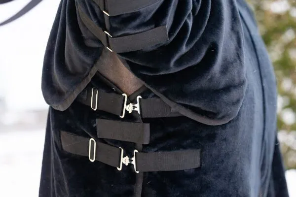 Попона меховая Teddy MANIC, Чёрная, размер 165