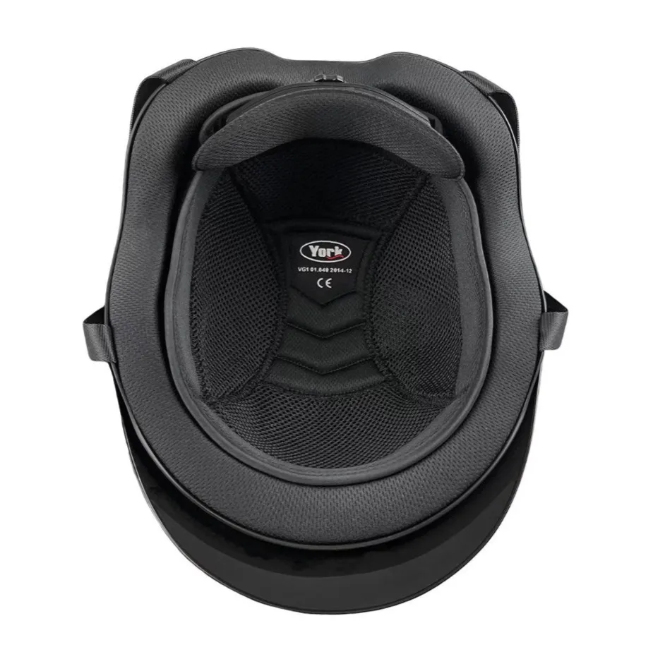 Шлем York Saphire Rose Gold черный M 56-58 см