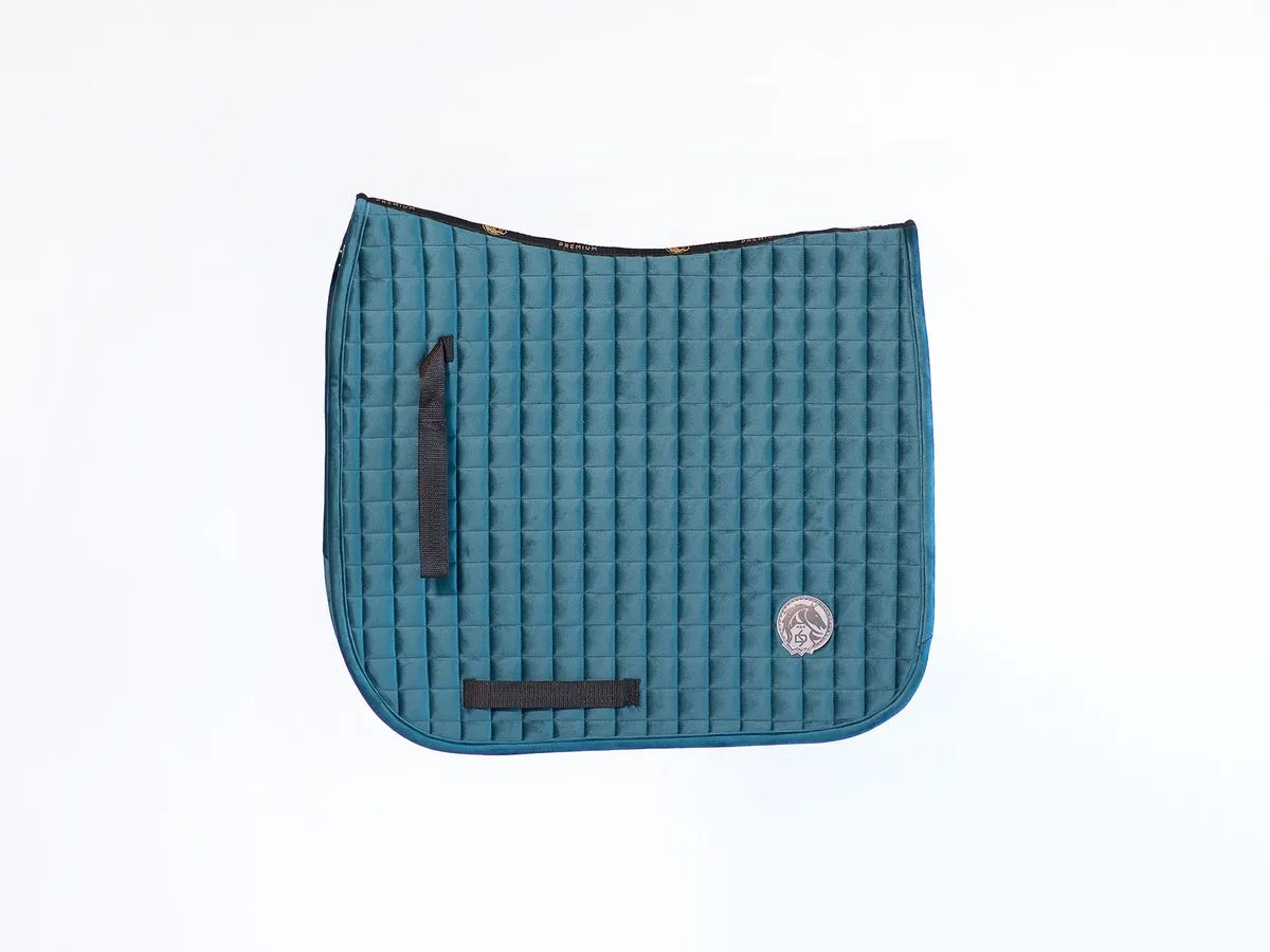 Вальтрап велюровый выездковый изумрудный