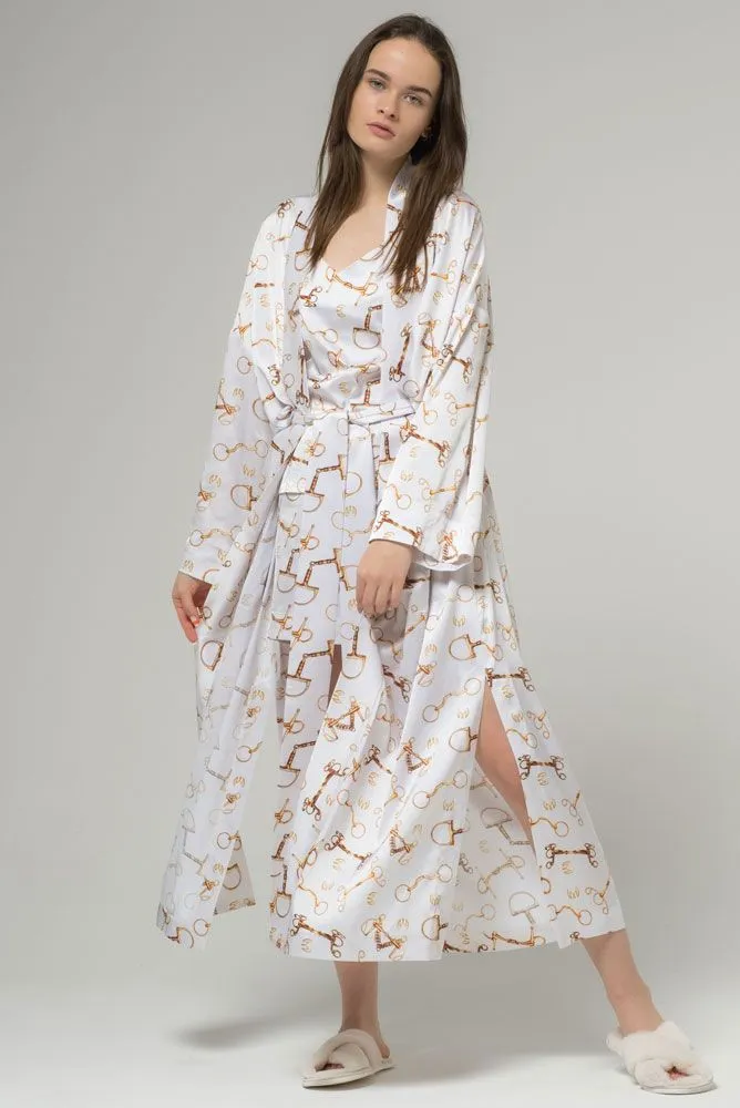 Халат женский Manic, принт светлый трензель, размер M-XXL