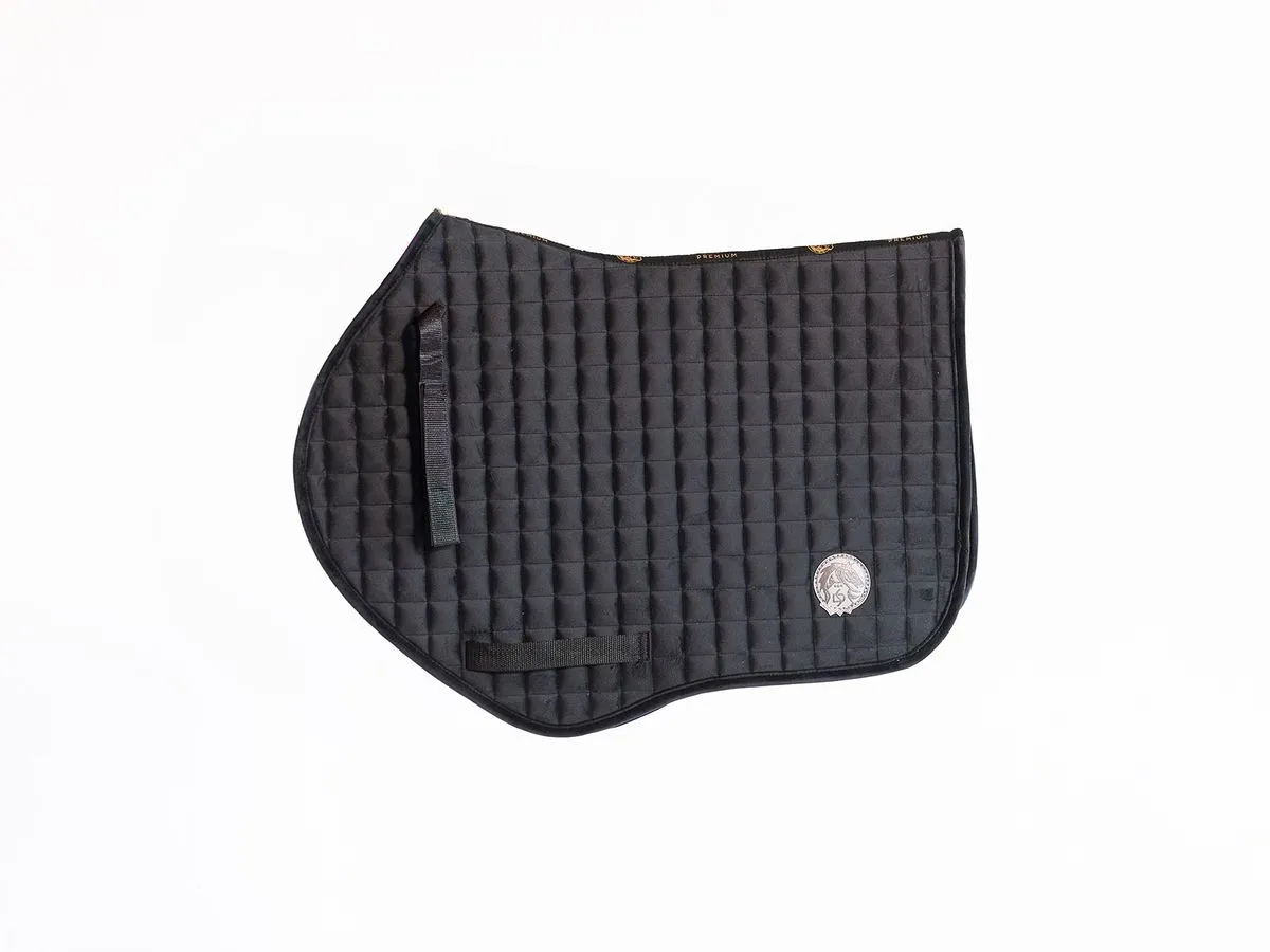 Вальтрап  велюровый фигурный черный