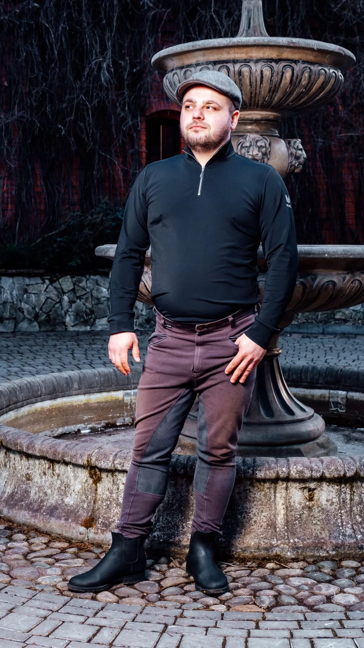 Водолазка MANIC SPORT мужская, Чёрная,  размер 54