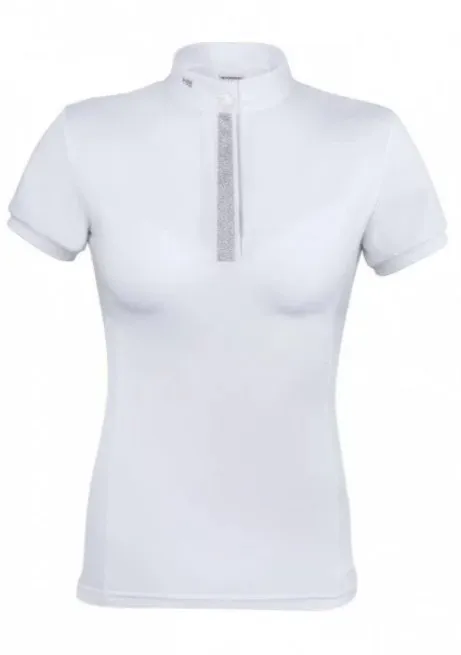 Рубашка-поло женская HE Brilliant белая 42