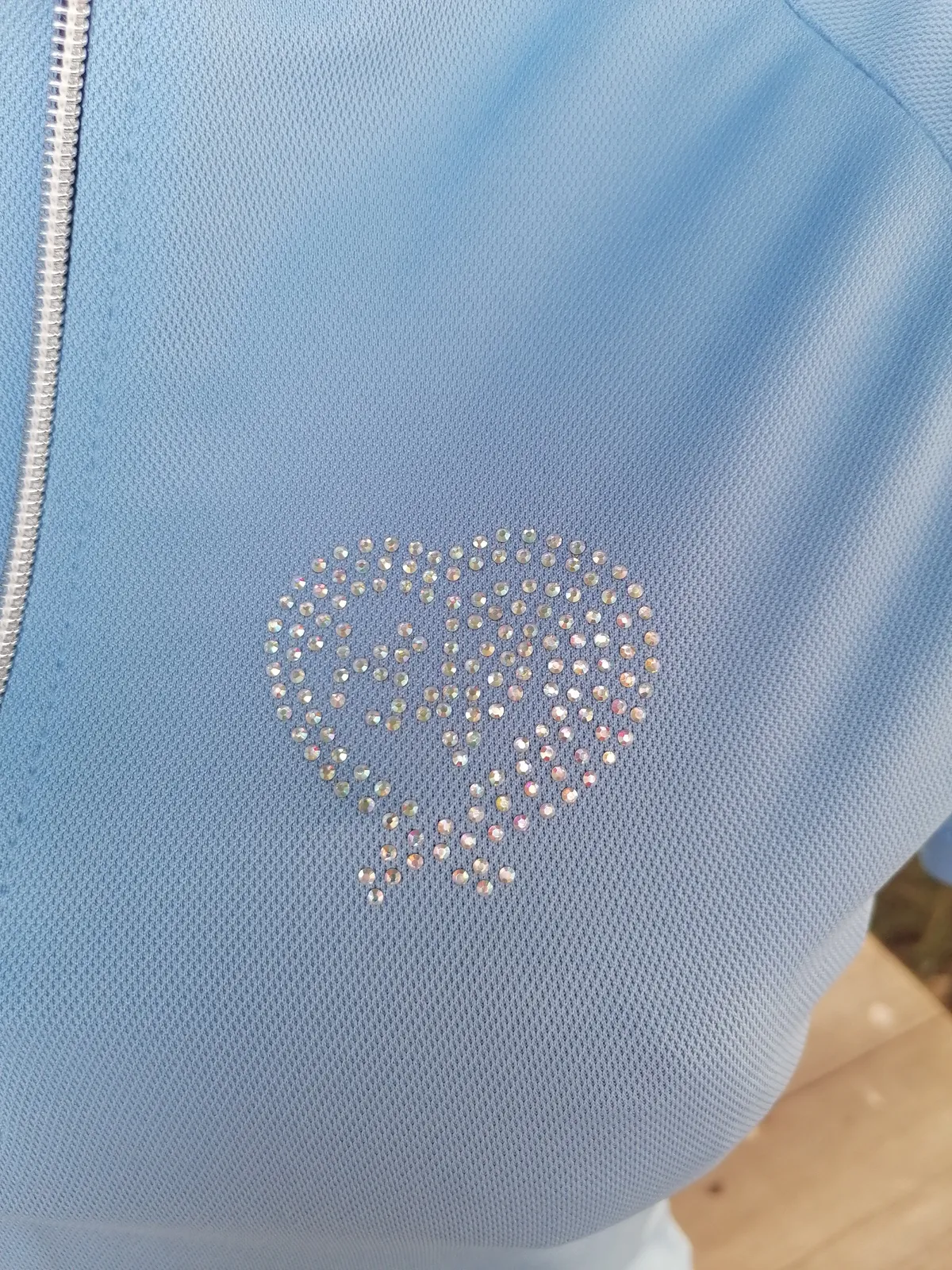 Поло из ложной сетки 