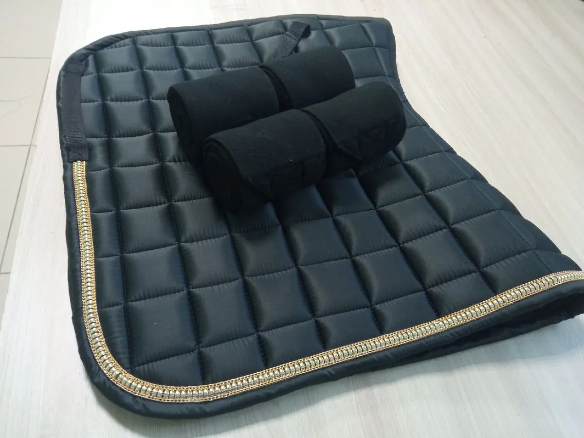 Комплект вальтрап и бинты Атлас, цвет Черный