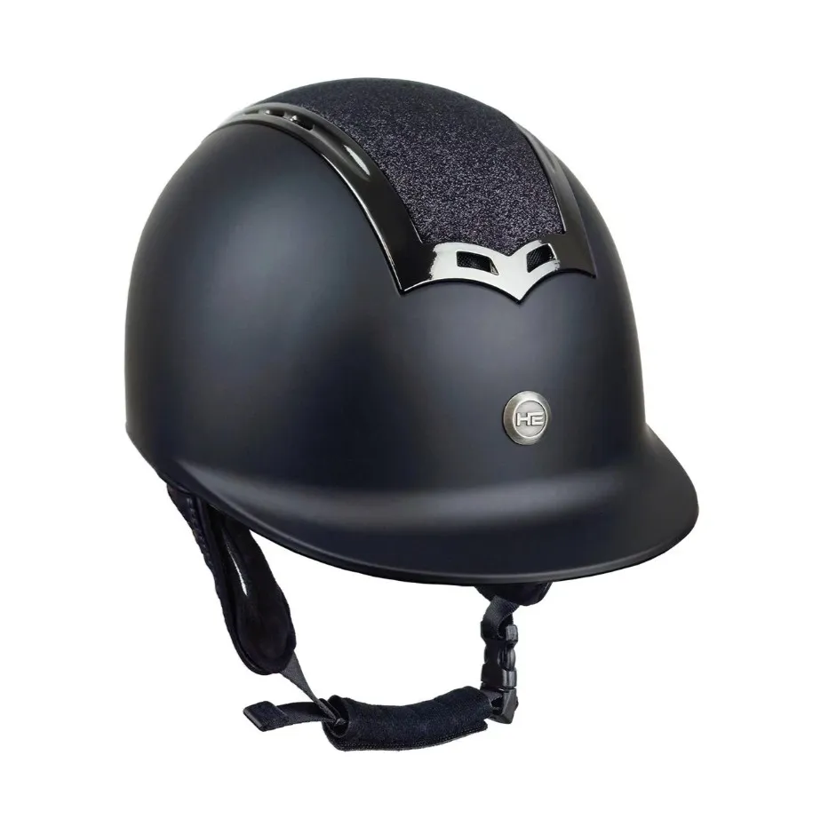 Шлем HE Genius Glitter черный XS 52-54 см