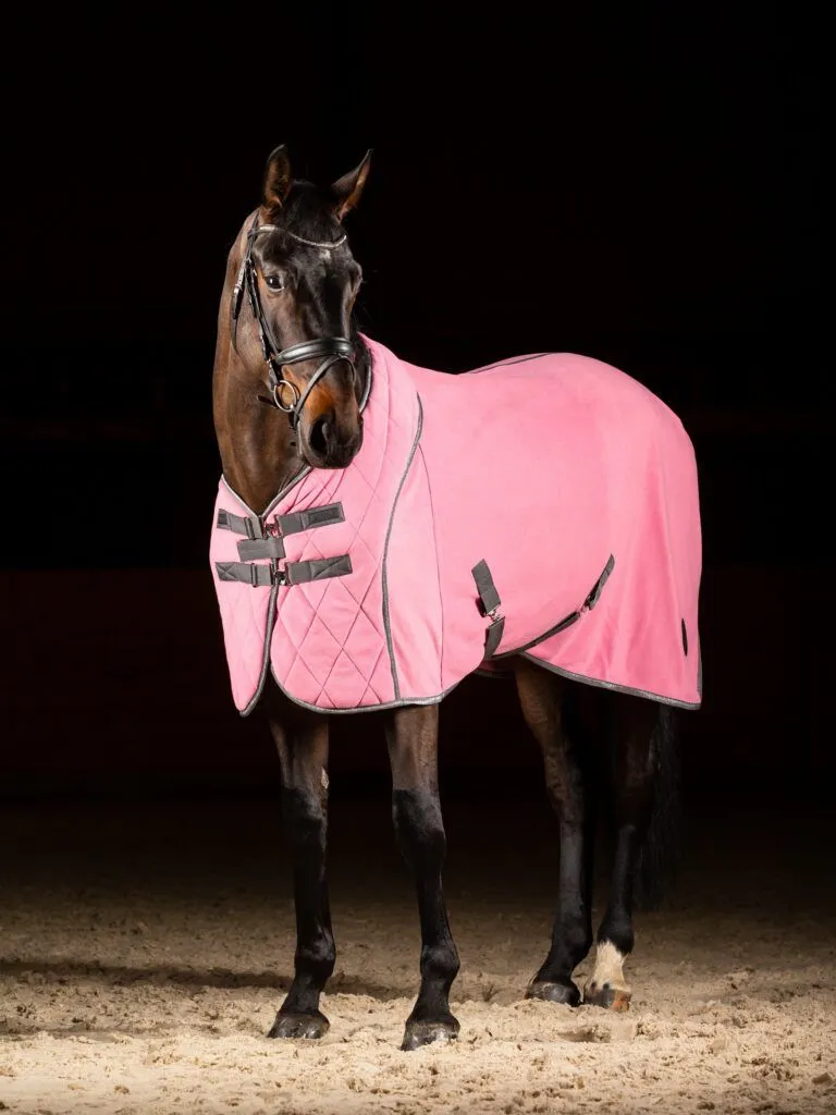 Попона флисовая Skin Logo, Розовая, размер 95