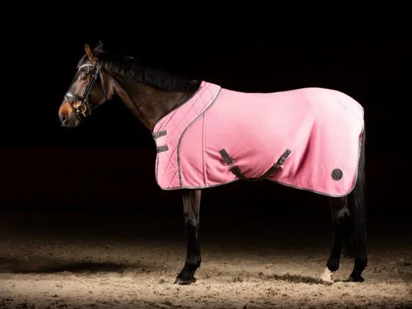 Попона флисовая Skin Logo, Розовая, размер 135