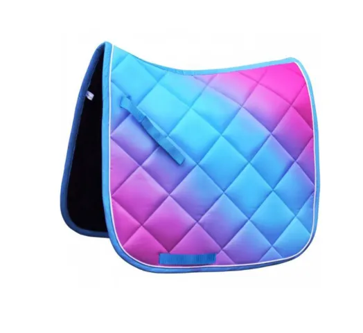 Вальтрап HE Rainbow выездковый розово-голубой Full