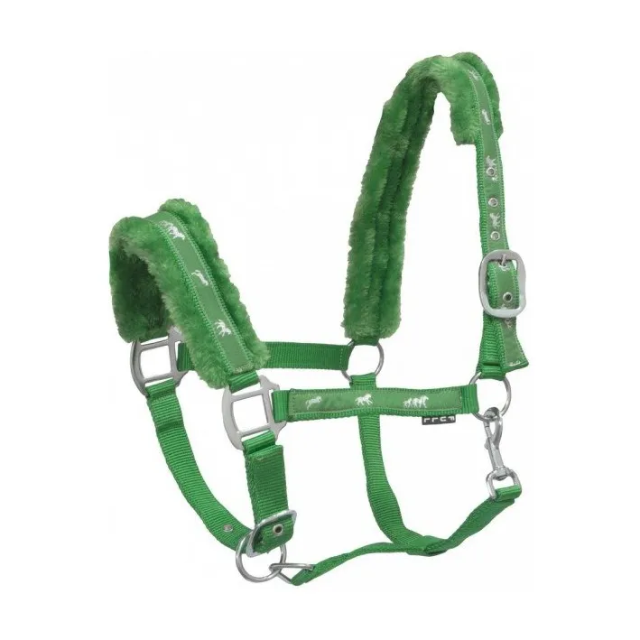 Недоуздок York Softy зелёный Pony