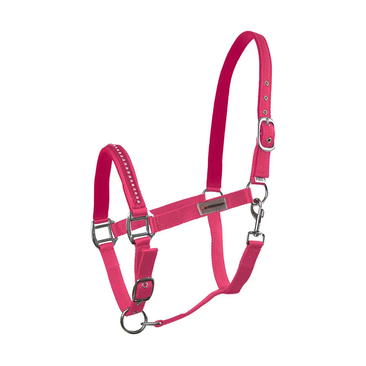 Недоуздок HE Horsenjoy Glitter розовый Full