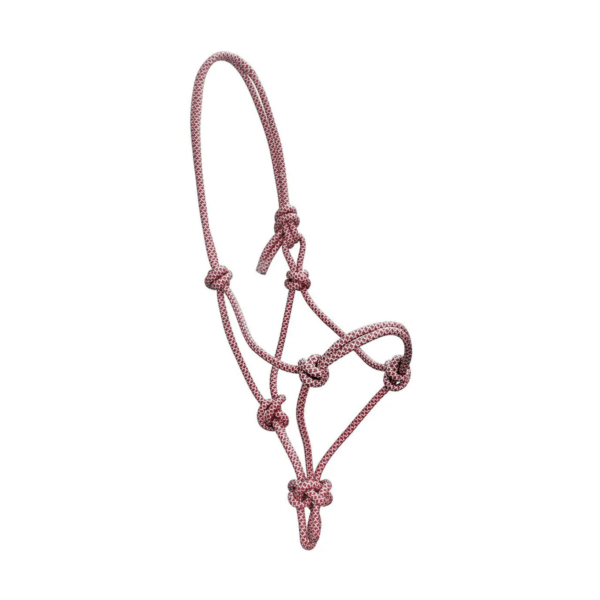 Недоуздок York Siena веревочный бордовый, Cob